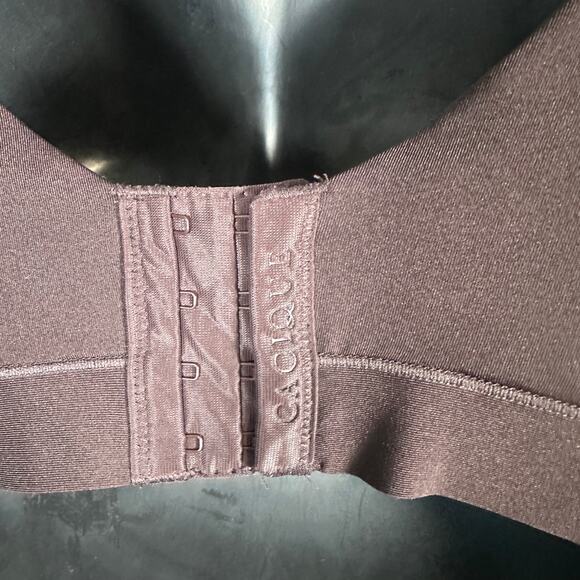 Cacique 40H Brown No-Wire Bra MSRP $50 Comfort Bliss Lightly Lined - Picture 3 of 5